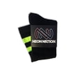 thumbnail image 3 of Unisex Child Kid Size Colored Knee High Sport Team Socks With Various Colored Stripes, 3 of 4