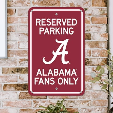 Fanmats NCAA Alabama Crimson Tide Plastic Sign