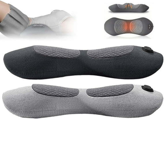 Smart Pillow, 3-In-1smart Pillow for Back Pain Relief,Ergonomic Contour, Lumbar Support Pillow,USB Powered,Spinal Traction with Heat & Vibration,for Home,Office,Or travel
