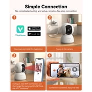 TMEZON Video Pet Dog Camera Indoor Two Way Wireless