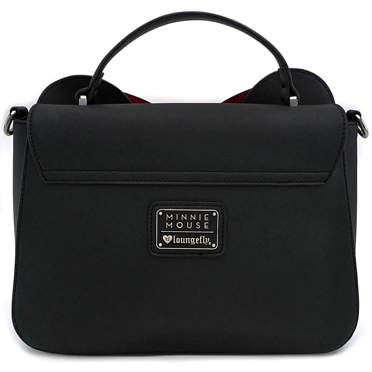 loungefly x minnie ears & bow pink crossbody bag