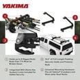 thumbnail image 3 of YAKIMA ReelDeal Padded Rooftop Rack Fishing Rod, Ski, and Snowboard Mount, 3 of 8