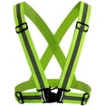 thumbnail image 1 of Chaleco reflectante Chaleco reflectante de seguridad para correr al aire libre para trotar, andar en bicicleta, caminar, andar en motocicleta y correr, verde oso de fresa Juguete, 1 of 5