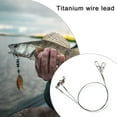 thumbnail image 4 of BIBABLYKE 2Pcs Fishing Line Wire Leader Line with Swivels and Snap Wire Fishing Wire Leader 30cm/35cm Heavy Duty Leaders, 4 of 7