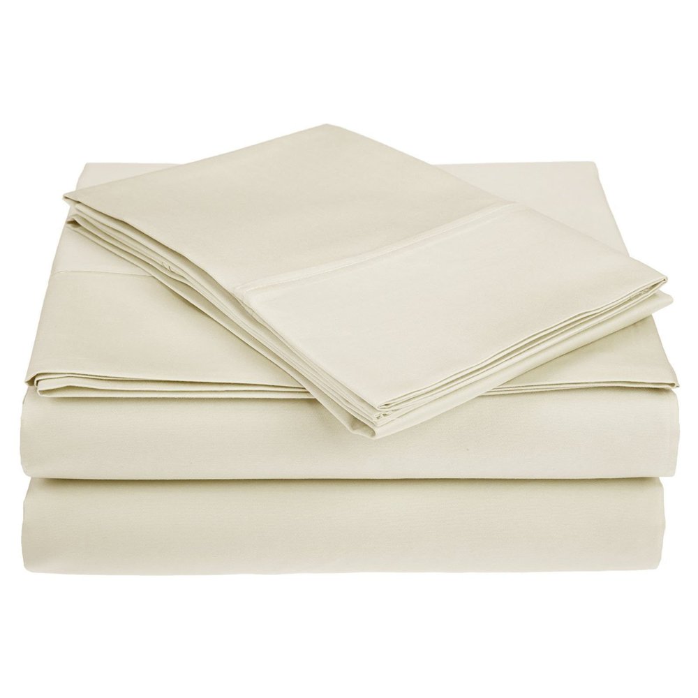 Superior 450 Thread Count Supima Cotton Solid 4Piece Sheet Set