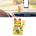 thumbnail image 4 of Battery Operated Fortune Cat, Waving Arm Lucky Cat Ornament For Home Car Decor, 7", 4 of 8