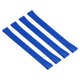 thumbnail image 1 of Bandas de toalla Uxcell, paquete de 4, clips de silla de toalla de silicona estirables de 9.84x1 pulgadas, azul, 1 of 6
