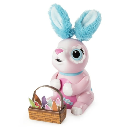 Zoomer - Hungry Bunnies, Shreddy, Interactive Robotic Rabbit that Eats, for Ages 5 and