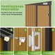 thumbnail image 4 of Cobertizo de Almacenamiento Exterior Metálico con Puerta Simple, Ventana de Ventilación Blanca y Cerradura, para Almacenamiento de Herramientas de Jardín, Patio y Trasero, 4 of 8
