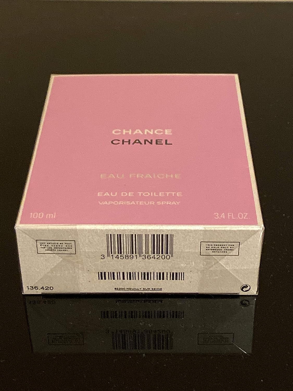 Chanel Chance Eau Fraiche Perfume EDT Spray 3.4 oz for Women