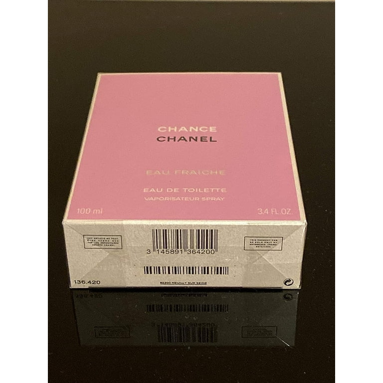 Chanel Chance Eau Fraiche Perfume EDT Spray 3.4 oz for Women