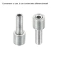 thumbnail image 5 of Uxcell M10 to M6 25mm Long Double Male Threaded Reducer Bolt Screw Fitting Adapter 5 Pack, 5 of 5