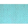 thumbnail image 1 of Ahgly Company Indoor Rectangle Solid Light Blue Modern Area Rugs, 5' x 7', 1 of 4