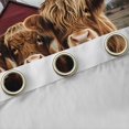 thumbnail image 4 of Castle Fairy Highland Cattle Curtains Pack of 2 (42x84 Each),Windmill Curtains Blackout, 4 of 6