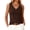 Chocolate Brown, variant on ANRABESS Womens Wool Blend Tank Tops V Neck Sleeveless Sweater Business Casual Work Knit Shirts Slim Fit 2026 Summer Outfits Cream White X-Large