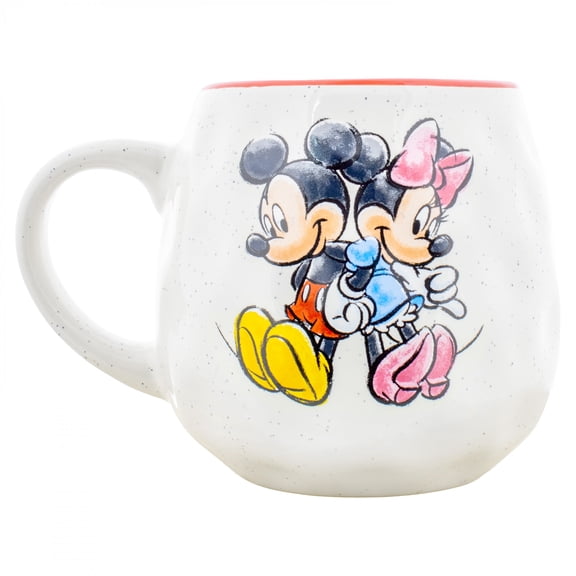 Disney Egg Shape Mug Mickey and Minnie Couple