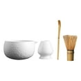 thumbnail image 4 of 4Pcs Tea Ceremony Whisk Set Tea Bowl Tea Set Accessories Whisk Stand for Traditional Ceremonial Party Office Holiday White, 4 of 9