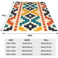 thumbnail image 5 of Yibo Cute Boho Stly Blanket Flannel Soft and Comfortable Anti-static Bed Sofa Blanket, 5 of 9
