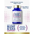thumbnail image 4 of Bloat & Gas Support for Men & Women | 120 Tablets | Extra Strength Supplement with Enzymes, Turmeric, Ginger & More | Vegetarian & Non-GMO | by Carlyle, 4 of 8