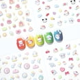thumbnail image 1 of 4 Hojas de Calcomanías de Uñas 3D - 274 Lindas Calcomanías de Uñas - Calcomanías de Uñas en Relieve para Niños | Pegatinas de uñas Kawaii - Estrellas Corazones Conejito Oso Rosa Cachorro Gatos | Pegat, 1 of 5