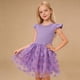 thumbnail image 5 of Vestido de Fiesta de Navidad para Niñas Vestido de Princesa Lindo Vestido de Manga Corta para Navidad Vestido de Bebé Niña Fiesta Informal O Sesión Fotográfica, 5 of 6