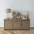 thumbnail image 4 of Henn&Hart 15" Seeded Glass/Polished Nickel Metal/Glass/Fabric Table Lamp, 4 of 8