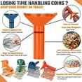 Budgetizer Coin Counters & Sorters Tubes Bundle 4 ColorCoded, 100