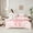 Pink White B, variant on jejeloiu Bowtie Monogrammed D 7-Piece Twin Bedding Sets,Lovely Polka Dots Bedding Comforter Set,Pink Heart Print Sheet Sets For Girl Teens,Ultra Soft Bedroom Decor Reversible
