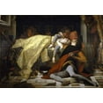 thumbnail image 2 of Cabanel, Alexandre 32x24 Gold Ornate Wood Framed with Double Matting Museum Art Print Titled - Death of Francesca De Rimini and Paolo Malatesta, 2 of 4