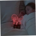 thumbnail image 2 of YSTIAN Night Lights Night Light Baby Decor Animal Night Light Kids' Room Décor 3D LED Light Kids Lamp Acrylic Colorful Creative Dinosaur Shape Light LED Dinosaur Night Light LED, 2 of 9