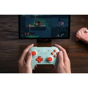 8BitDo Ultimate 2C Wireless Controller for Windows PC and Android, with 1000 Hz Polling Rate, Hall Effect Joysticks and Triggers, and Remappable L4/R4 Bumpers (Peach)