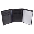 thumbnail image 5 of Cartera Tommy Hilfiger de piel con tres pliegues para hombre, color negro, 5 of 5