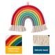 thumbnail image 3 of Exquisito Tapiz De Pared Tejido De Macramé De Arcoíris, Decoración De Pared Artística Colgante matsuzay HA023922-02, 3 of 5