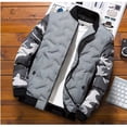 thumbnail image 3 of Vedolay Parkas for Men Winter Thicken Coat Jacket Overcoat Zipper Outerwear Grey,2XL, 3 of 3