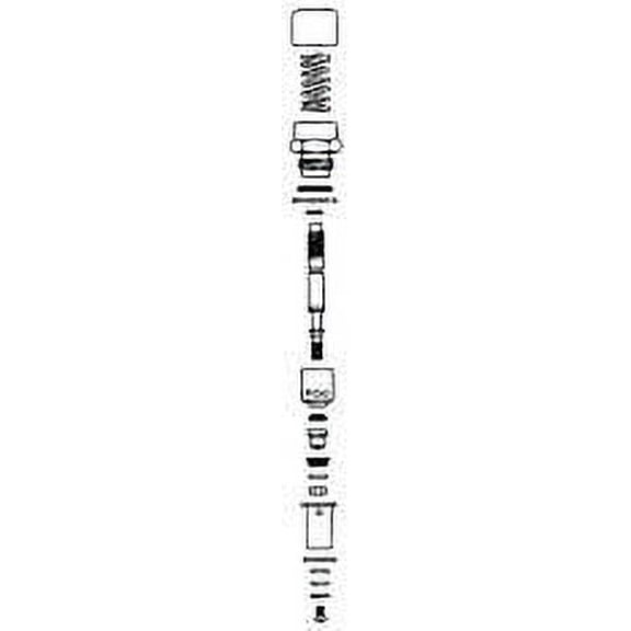CENTRAL BRASS REPAIR KIT FOR SLOW CLOSE PLAIN K-170-P