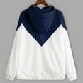 thumbnail image 4 of Juosiy Women's Mountaineer Windproof Lightweight Hoodie Jacket Stylish Casual Loose Color-Matching Windbreaker Sportswear with Pockets, 4 of 4