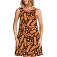 thumbnail image 1 of Balery Peanuts2 Vestidos de verano para mujer con estampado: vestido holgado sin mangas, vestido playero informal y cómodo para días calurosos., 1 of 7