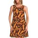 thumbnail image 1 of Easygdp Peanuts2 para Vestido Transpirable de Mujer, Vestido Suelto de Manga Corta con Pliegues y Bolsillos para el Verano, 1 of 7