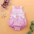 thumbnail image 3 of MANHUJI Baby Clothes for Girls Girls Infant Jumpsuit Bowknot Clothes Bodysuit Romper Tulle Cute Baby Girls Romper&Jumpsuit Baby Clothes Newborn Girl Clothes Baby Sleep (Pink,6-9), 3 of 6