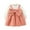 Pink, variant on Toddler Children Girl Long Sleeve Dress with Large Bow and Suspender Skirt Soft Comfortable Outfit for Parties Daily Wear