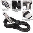 thumbnail image 3 of Qiilu Computer Lock,4 Digital Password Unlock Notebook Computer Lock Security Anti-Theft Cable Lock, 3 of 7