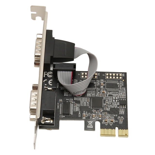 Tarjeta De Expansión Serie PCIe, Conexión Perfecta PCB Tarjeta Controladora De Host Serie PCIe RS232 De 2 Puertos Práctico Soporte Multisistema Para Impresora