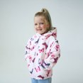thumbnail image 5 of Edvintorg 12M-7Y Toddler Winter Jackets And Coats For Girls Cute Fawn Leaf Print Plush Thick Casual Keep Warm Hooded Jacket Coat For Kids Boys Outerwear On Clearance, 5 of 7