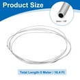 thumbnail image 2 of 1/64" Wall Thickness 1/8" OD x 16.4 ft 304 Stainless Steel Tube, 2 of 6