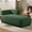 1-Green, variant on Arouseden 64" Green Upholstered Chaise Lounge Chair Indoor,Fainting Couch Chaise Lounge Chair with Left Armrest,Daybed Bench,Modern Comfy Fluffy Recliner Sleeper Sofa for Living Room,Bedroom