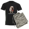 thumbnail image 6 of CafePress - Good Bulldog Photo Men's Dark Pajamas - Men's Dark Loose Fit Cotton Pajama Set, 6 of 7