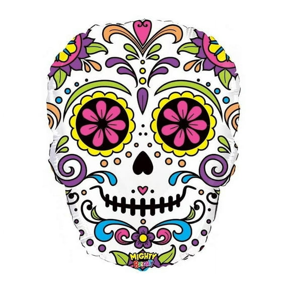 Burton & Burton 27" Mighty Sugar Skull Balloon