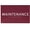Burgandy, variant on ADA CENTRAL SIGNS - 6" X4" Maintenance Room Sign - ADA Compliant Tactile Graphics Grade 2 Braille Text Maintenance Supplies Sign | Wall Mount IT Room Signs for Office, Hotel, Schools, and Warehouse