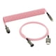 thumbnail image 5 of Teclado Mecánico USB C Cable De Aviación En Espiral Longitud 5 Pies Accesorio Elegante Rosa Sunnimix cable del teclado, 5 of 8
