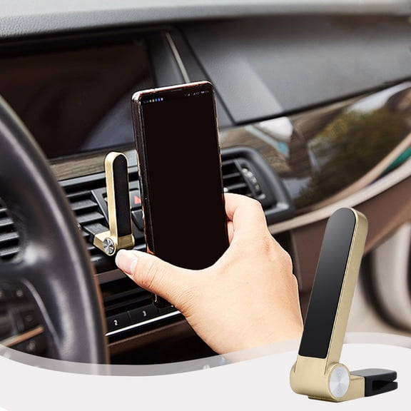 Tgbvmt Mobile Phone Support Car Vent Magnet Holder for Navigation, Easy Magnetic Adsorption, Adjustable Viewing Angle for Convenient Travel, Secure and Practical Phone Stand for Car
